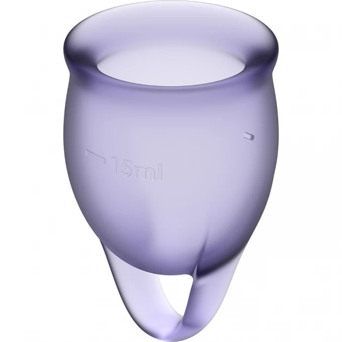 Набор менструальных чаш, 2шт SATISFYER FEEL CONFIDENT MENSTRUAL CUP LILLA J1762-4 Набор менструальных чаш, 2шт SATISFYER FEEL CONFIDENT MENSTRUAL CUP LILLA J1762-4