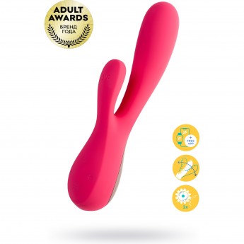 Нереалистичный вибратор SATISFYER MONO FLEX CONNECT APP красный