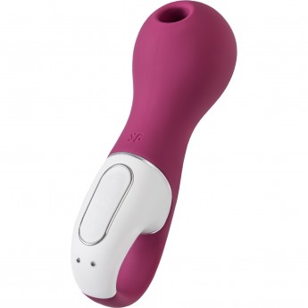 Вакуум-волновой бесконтактный стимулятор клитора SATISFYER Lucky Libra, силикон, красный, 15,7 см