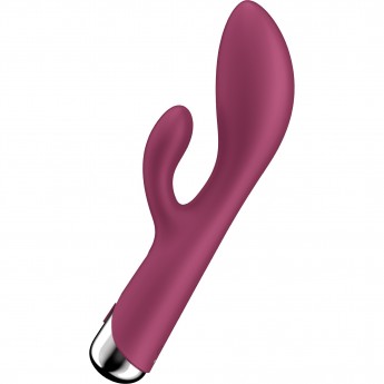 Вибратор-кролик с ротацией SATISFYER SPINNING RABBIT 1 бордовый